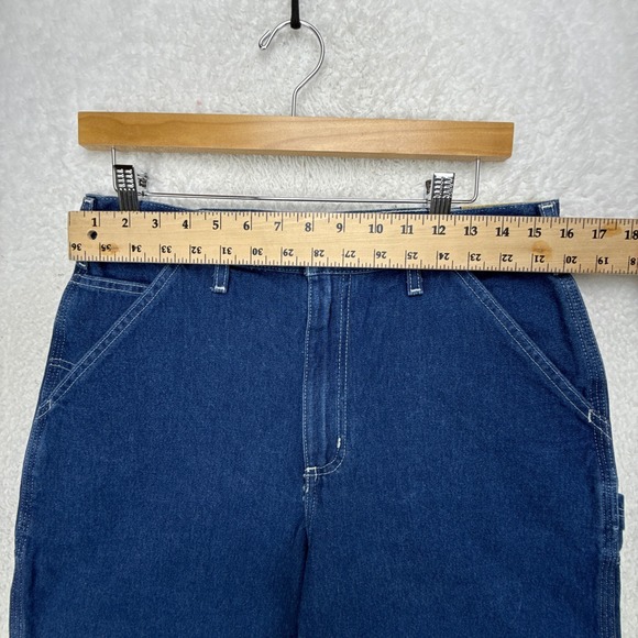 Carhartt Lighweight Denim Jean Work Shorts Size 32 B28 Darkstone Wash NWT NOS - Picture 6 of 8
